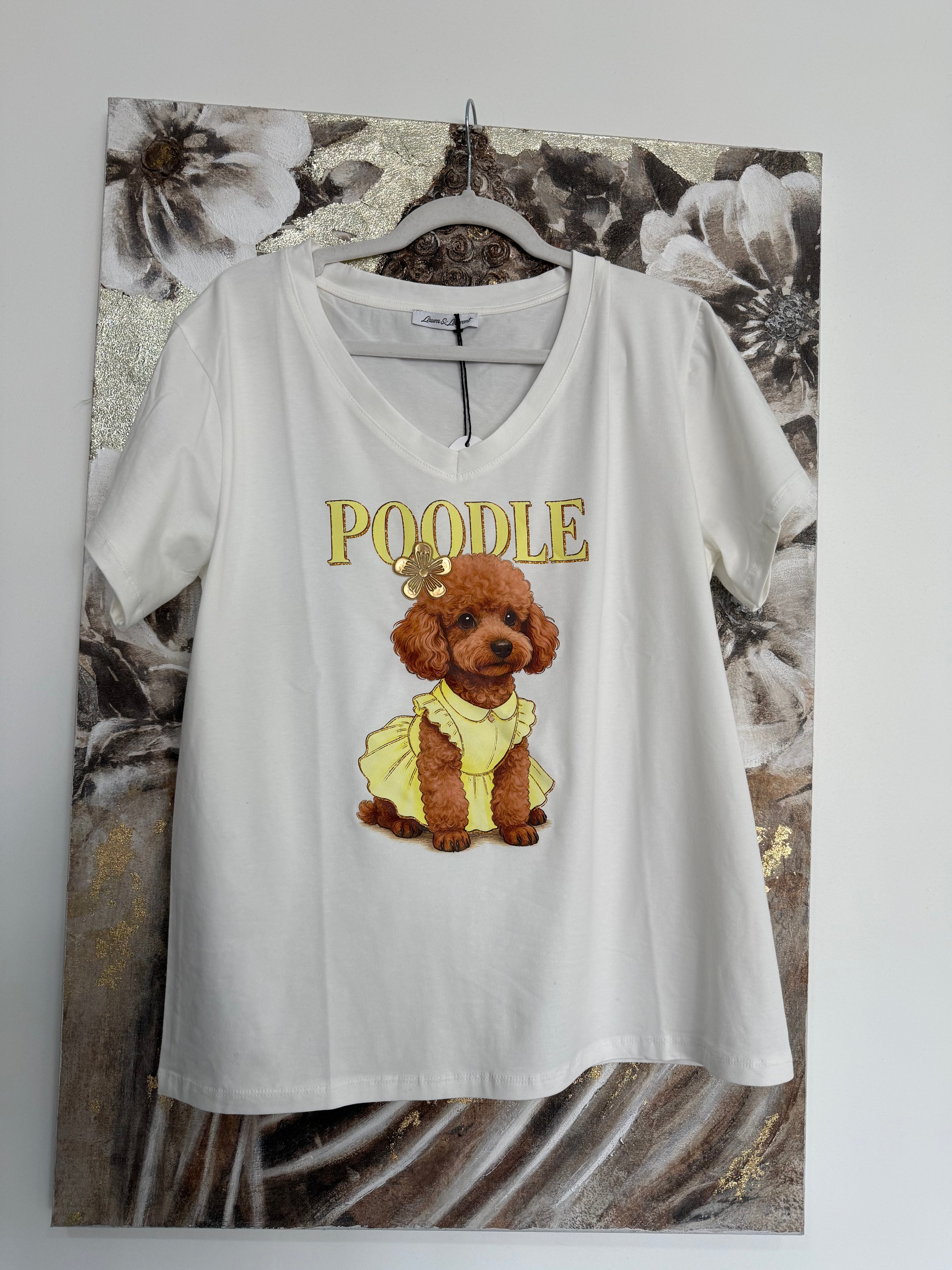 T-shirt en Col v