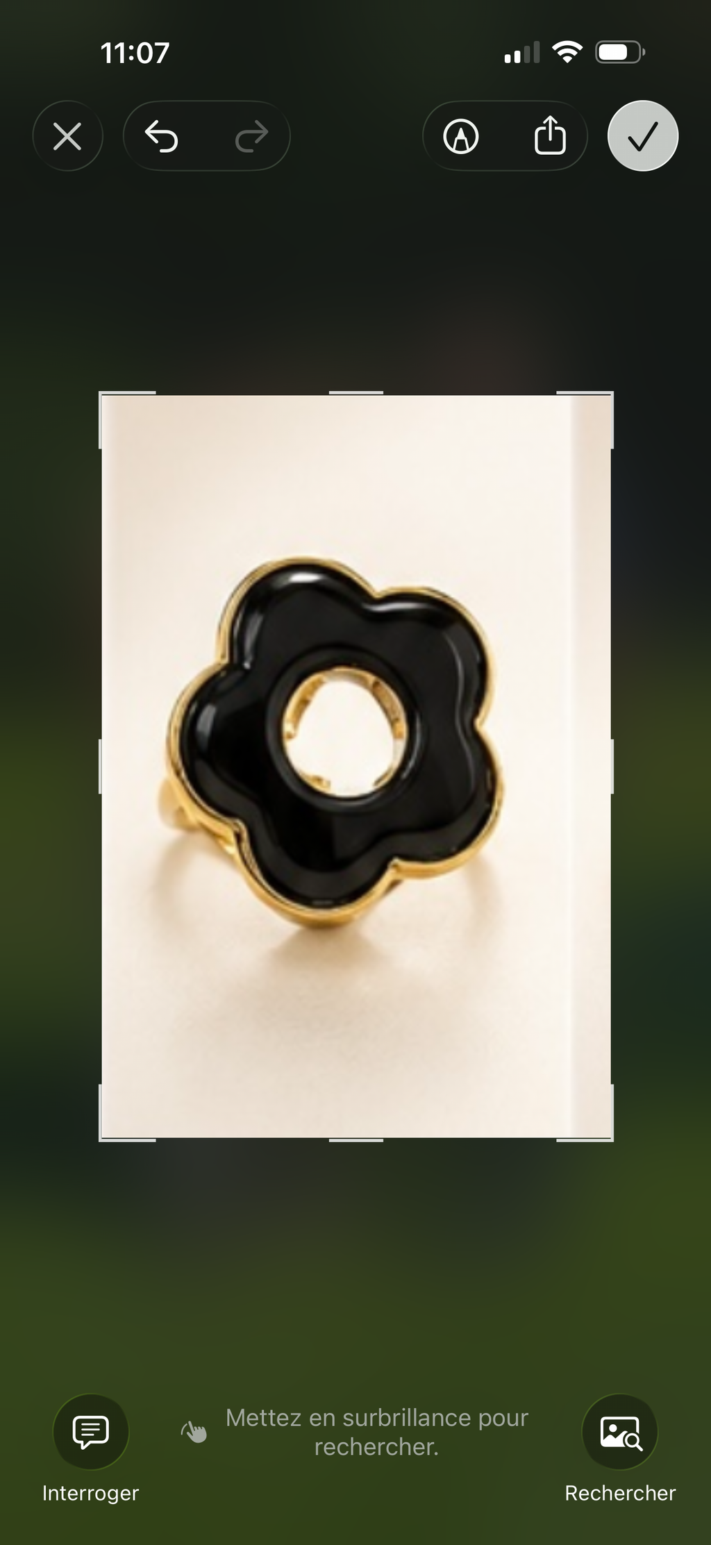 Bague fleur