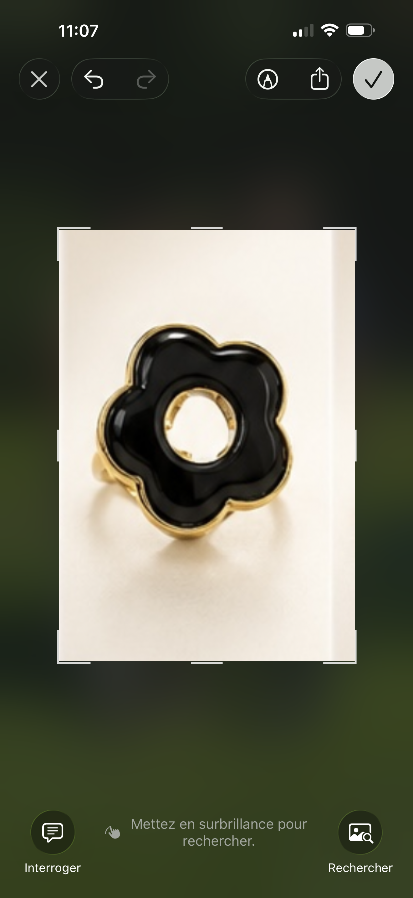 Bague fleur