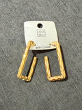 Boucle d’oreille acier