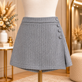 Jupe-short, camélia