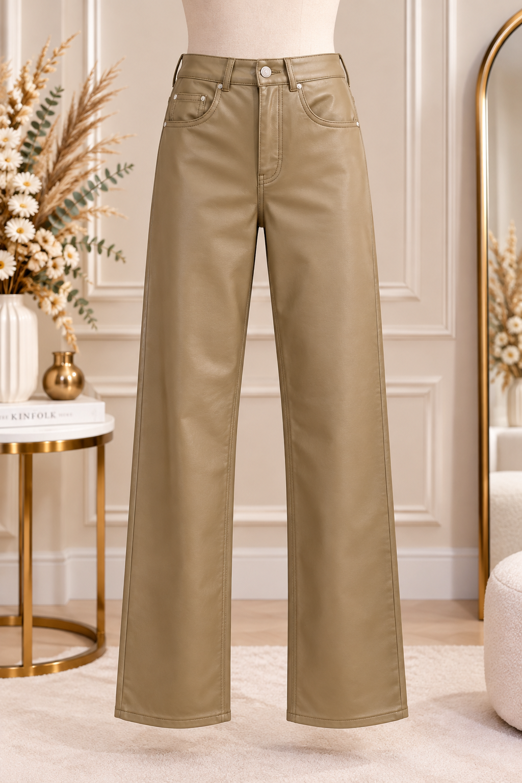 Pantalon Élisa -effet simili