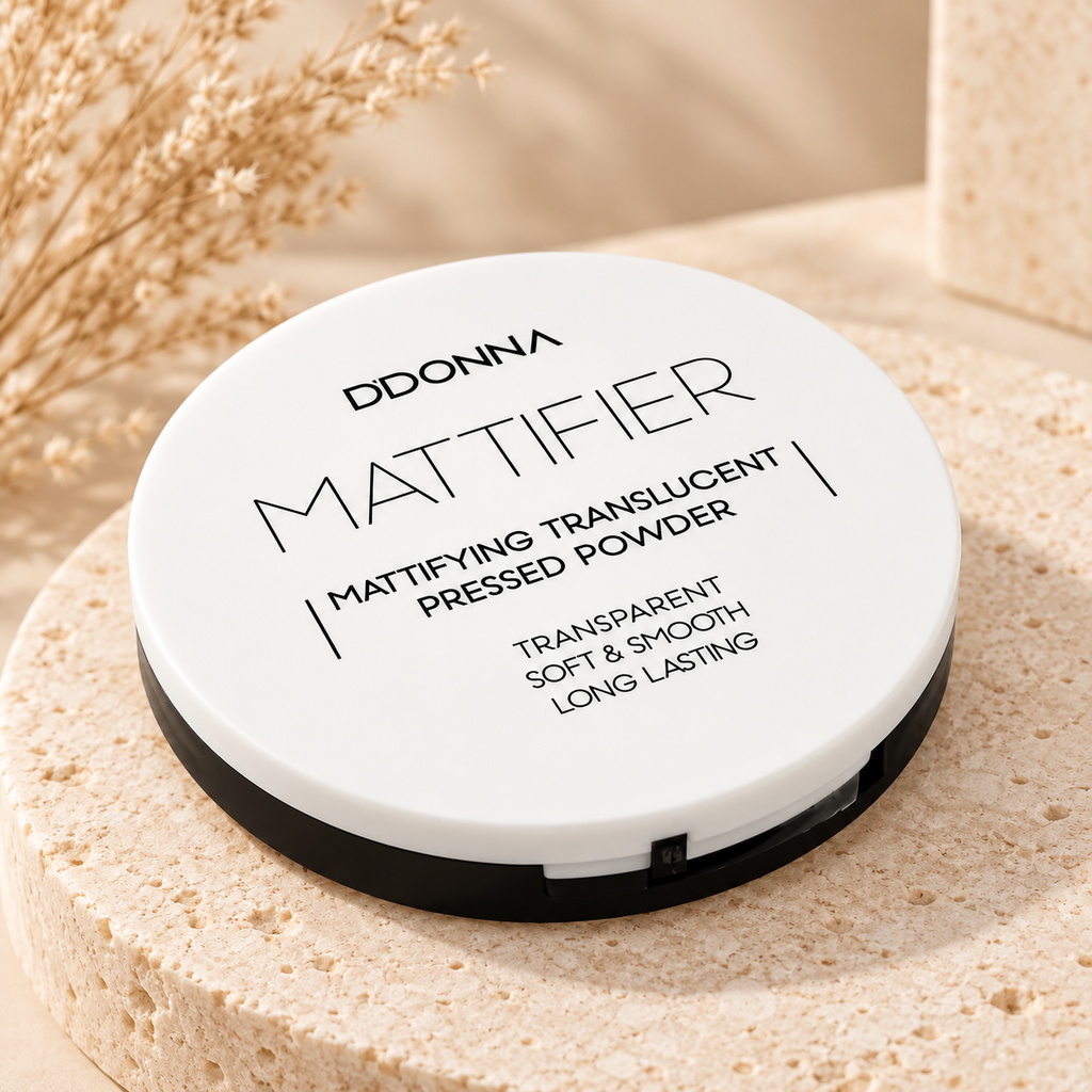 Poudre compacte matifiante transparente