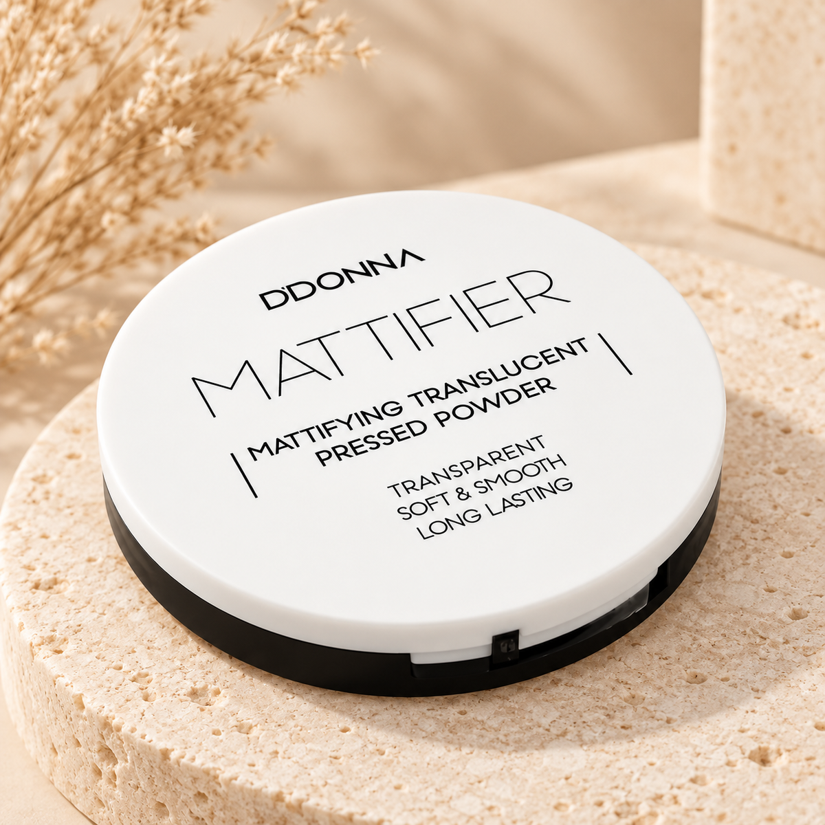 Poudre compacte matifiante transparente