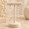 Boucles d’oreilles Étoile Nacrée