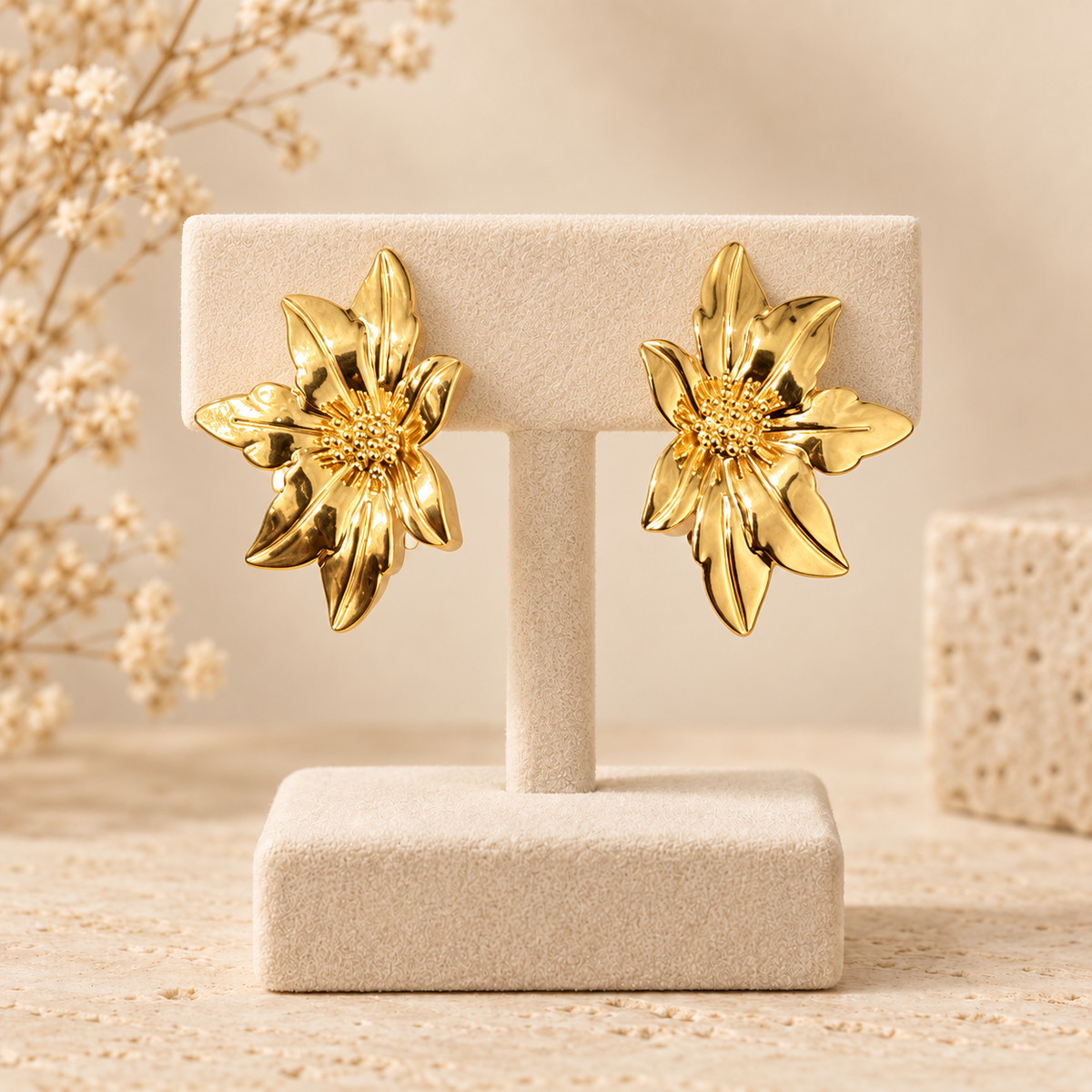 Boucles d’oreilles Dahlia