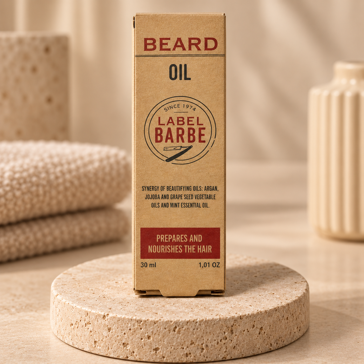 Huille à barbe