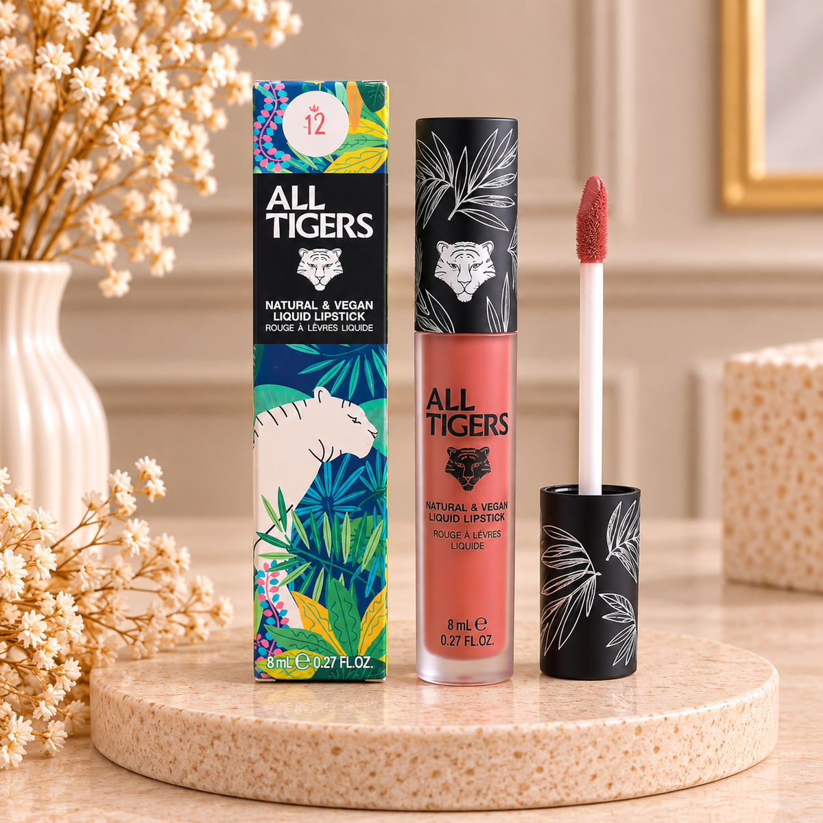 Rouge à Lèvres Liquide Vegan All Tigers – Teinte N°12
