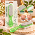 Râpe Pédicure 2-en-1 – Râpe & Brosse pour Pieds Doux