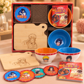 Titre : Coffret Apéro Naruto – Bols, Planche, Sous-verres & Livre de Recettes