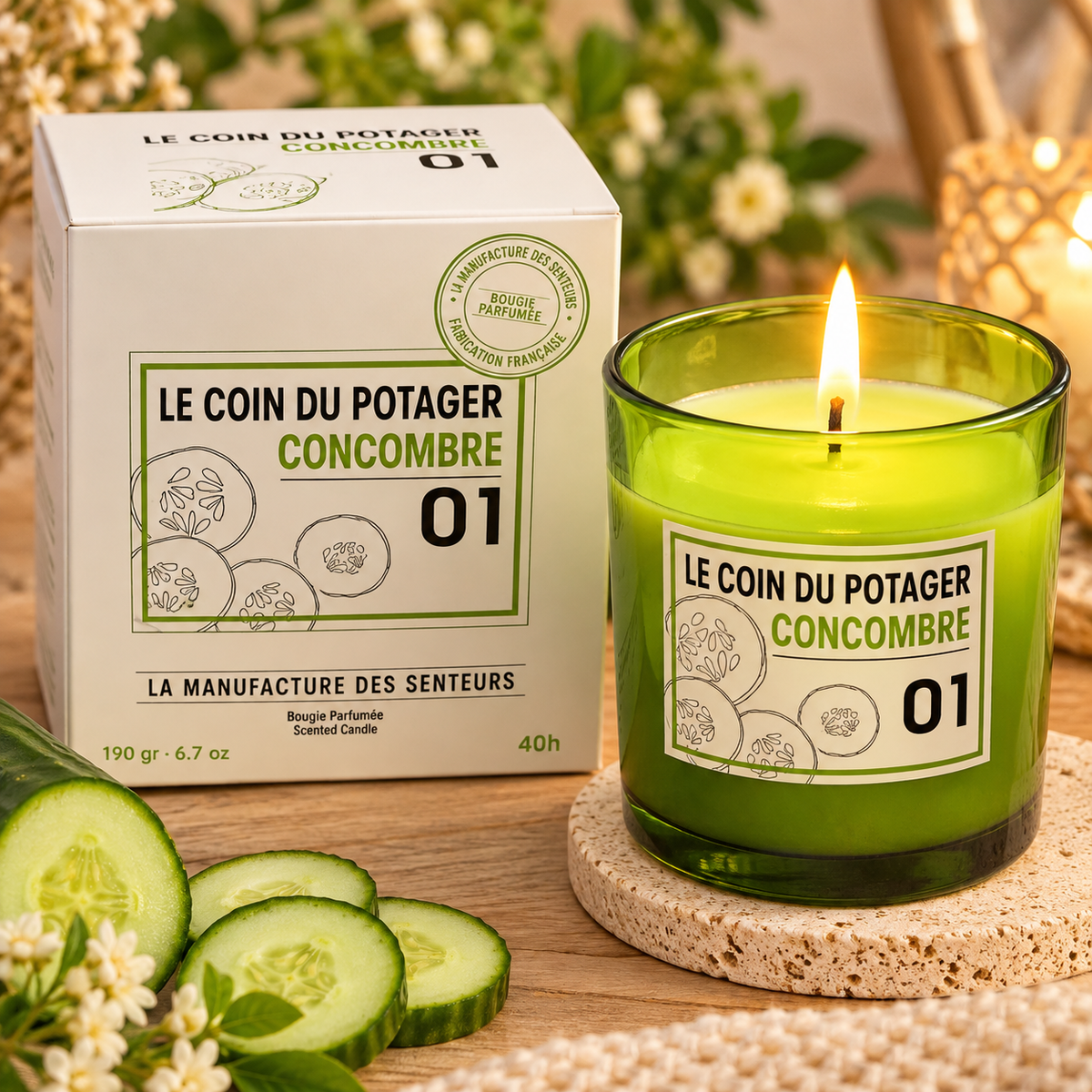 Bougie parfumée Concombre